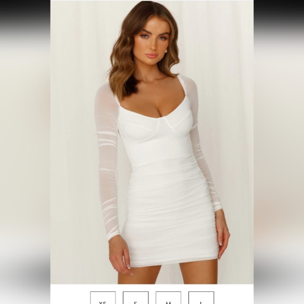 Hello molly keeping secrets from me dress white